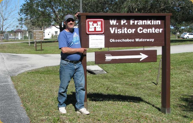 John at Visitor Center