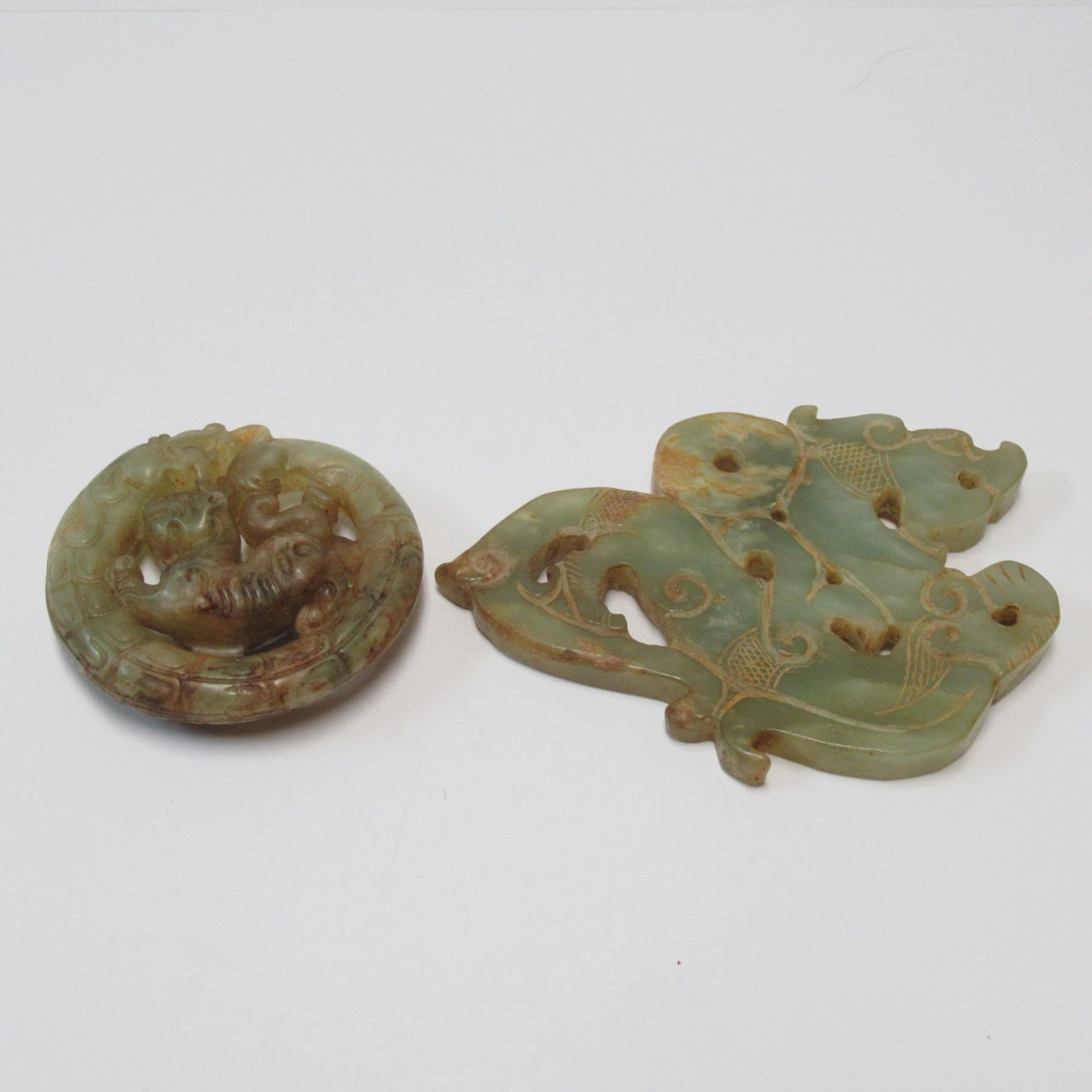 Jade Carving Pair