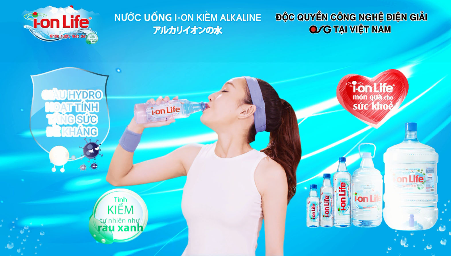 Nước Ion Life 19L Bình Úp