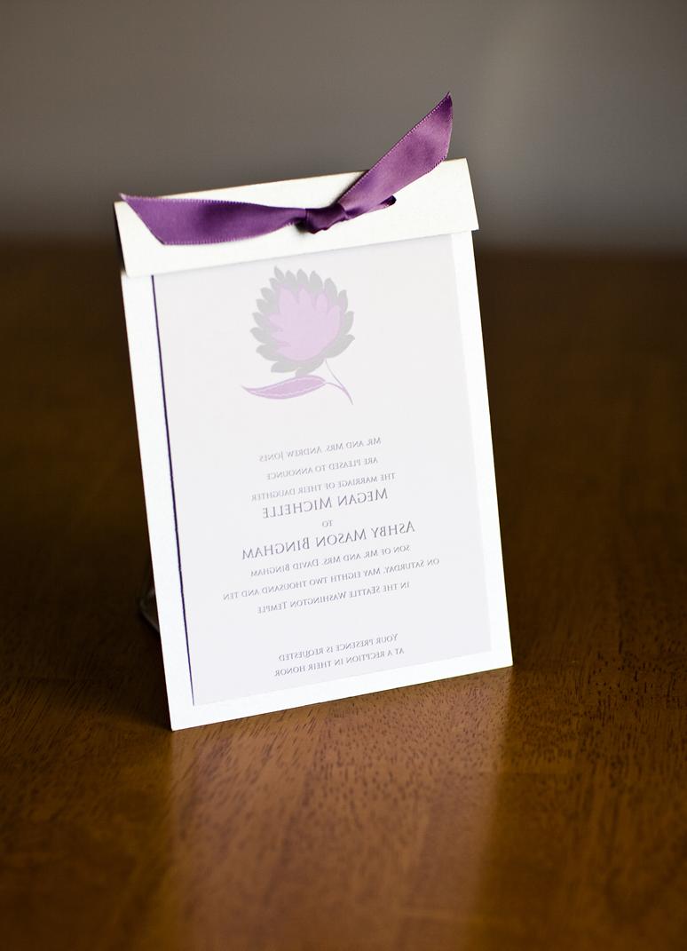 Custom Wedding Invitation