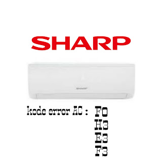 Kode error AC Sharp