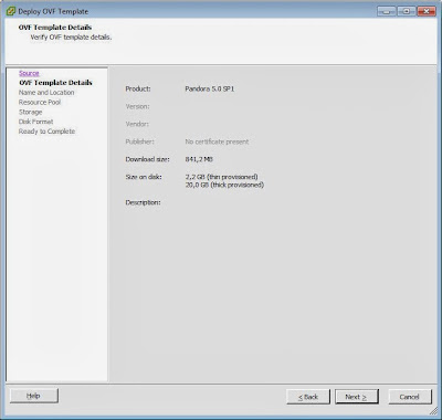 Descargar e instalar Pandora FMS como mquina virtual ESX o Workstation