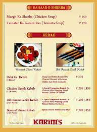 Karim's - Original From Jama Masjid Delhi-6 menu 3