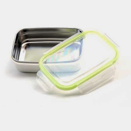  Steeltainer Leak-proof Stainless Steel Full Size Container (White)