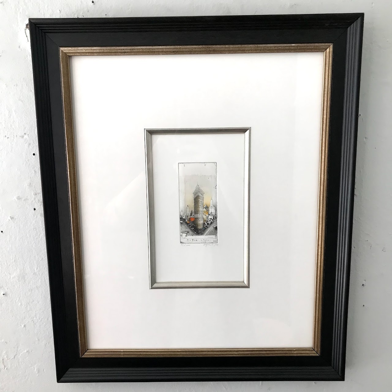 Alexander Befelein Signed 'Flat Iron' Etching