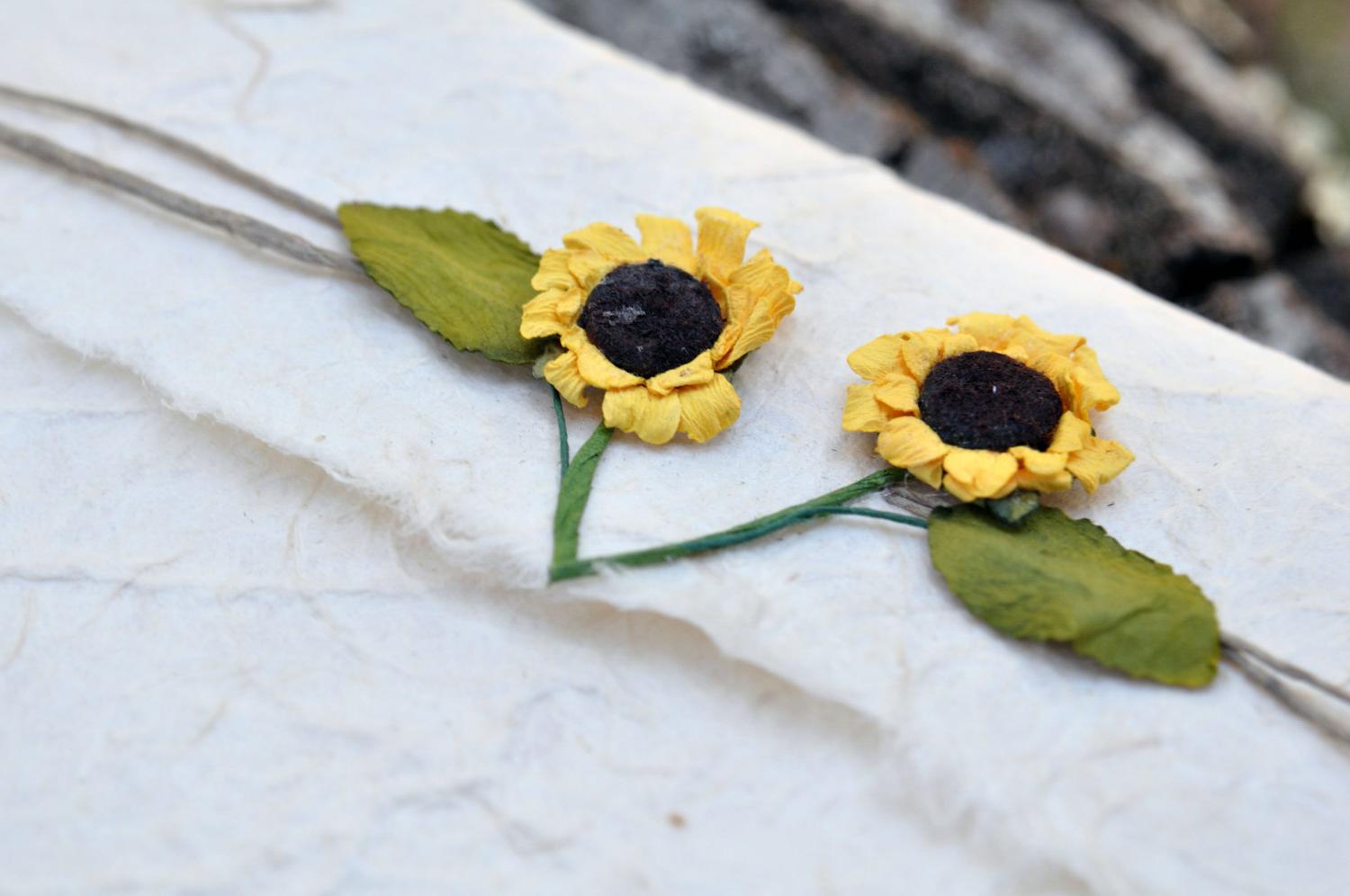 DIY Rustic Handmade Sunflower