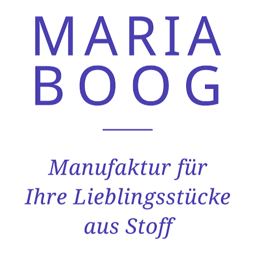 Maria Boog | Manufaktur für Ihre Lieblingsstücke aus Stoff logo