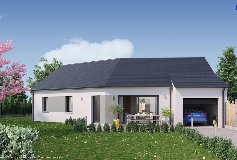  Vente Terrain + Maison - Terrain : 412m² - Maison : 83m² à Druye (37190) 