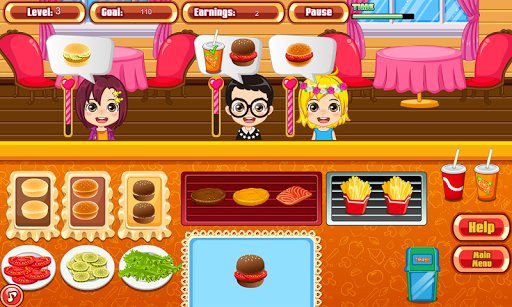 Screenshot Burger Shop Maker