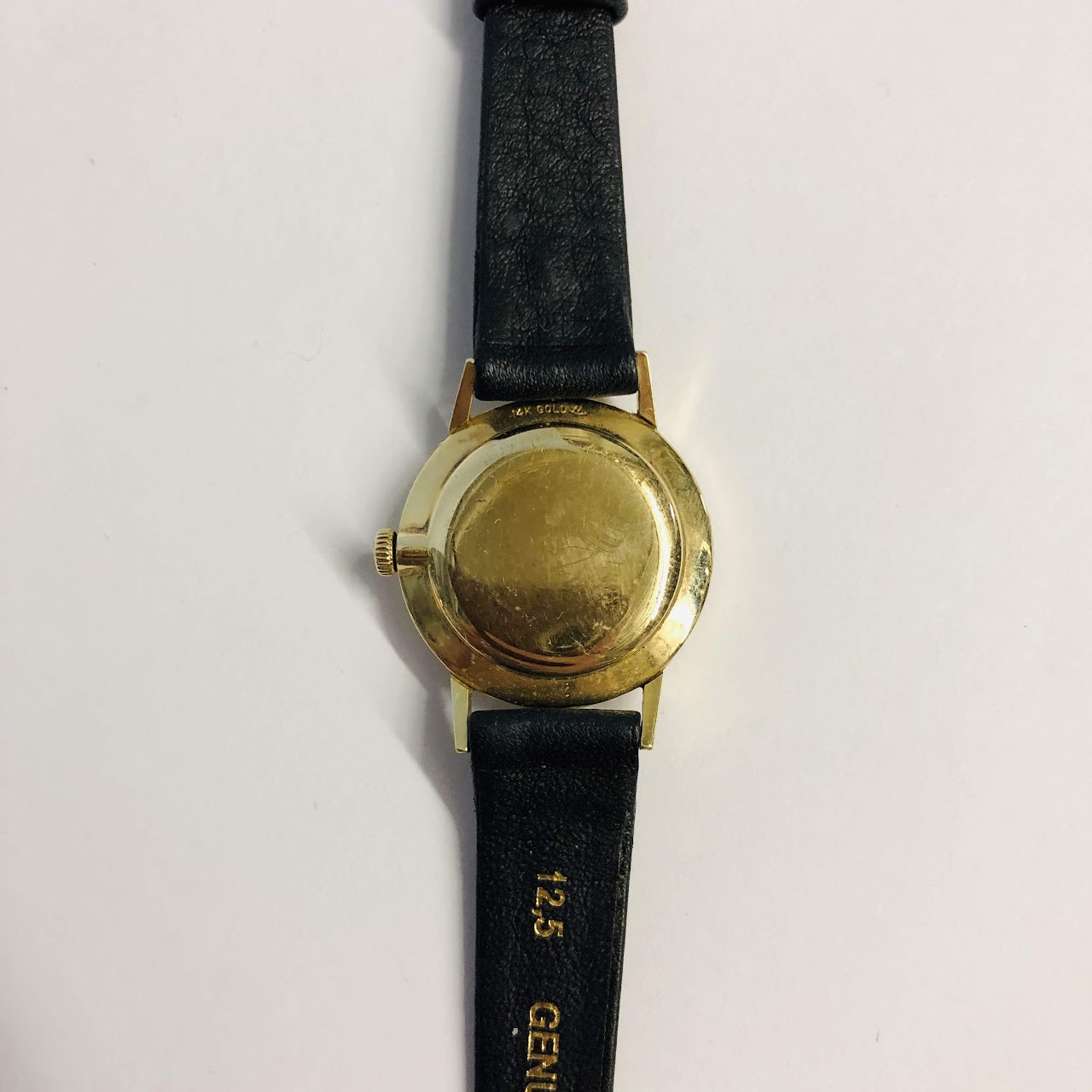 14 Kt. Gold & Leather Watch