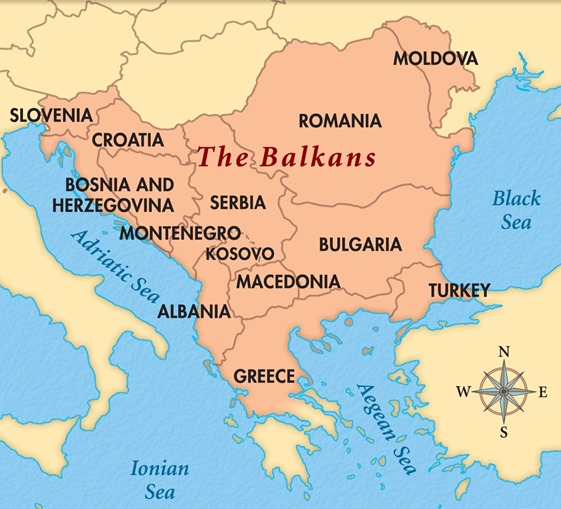 Balkans-map