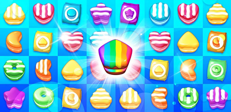 Fruit Candy Blast Match 3 Game: Sweet Cookie Mania