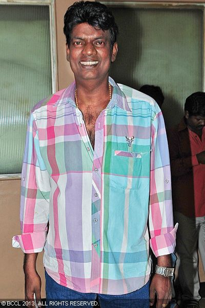 Salim Kumar poses during the preview of Sanjeev Sivan's 'Venalodungathe', held in Kochi.