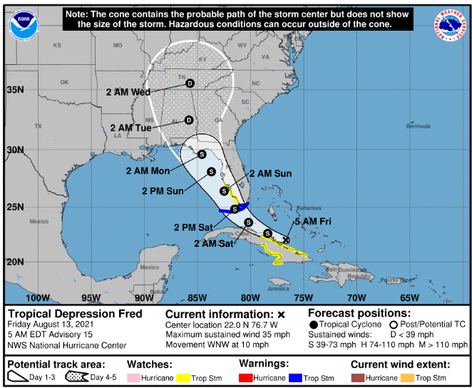 Avian Flu Diary: Tropics Heat Up: A Weakened Fred Inbound While A Mid ...