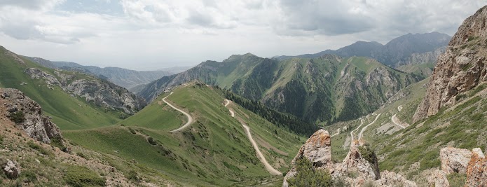 Toller Ausblick vom Moldo Pass