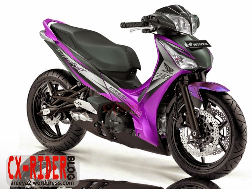 Motor Supra X 125 Modifikasi Warna