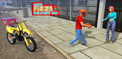 Moto Pizza delivery boy : Bike