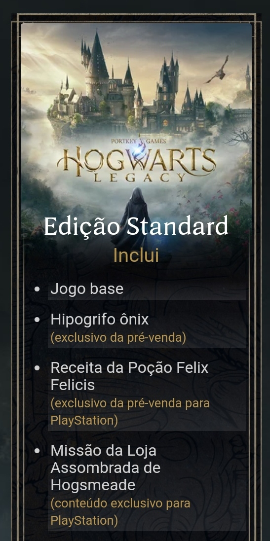 Hogwarts Legacy Deluxe Pc Steam Jogo Lufa-lufa Bruxo Top em Promoção na  Americanas