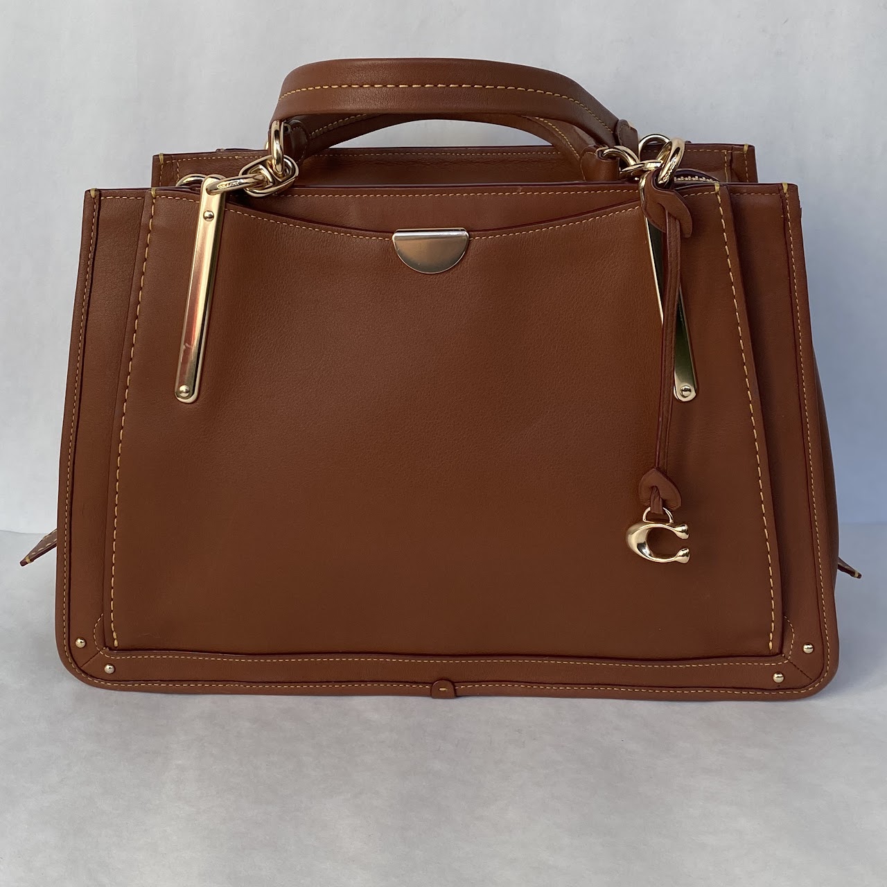 Coach Brown Leather Shoulder Bag