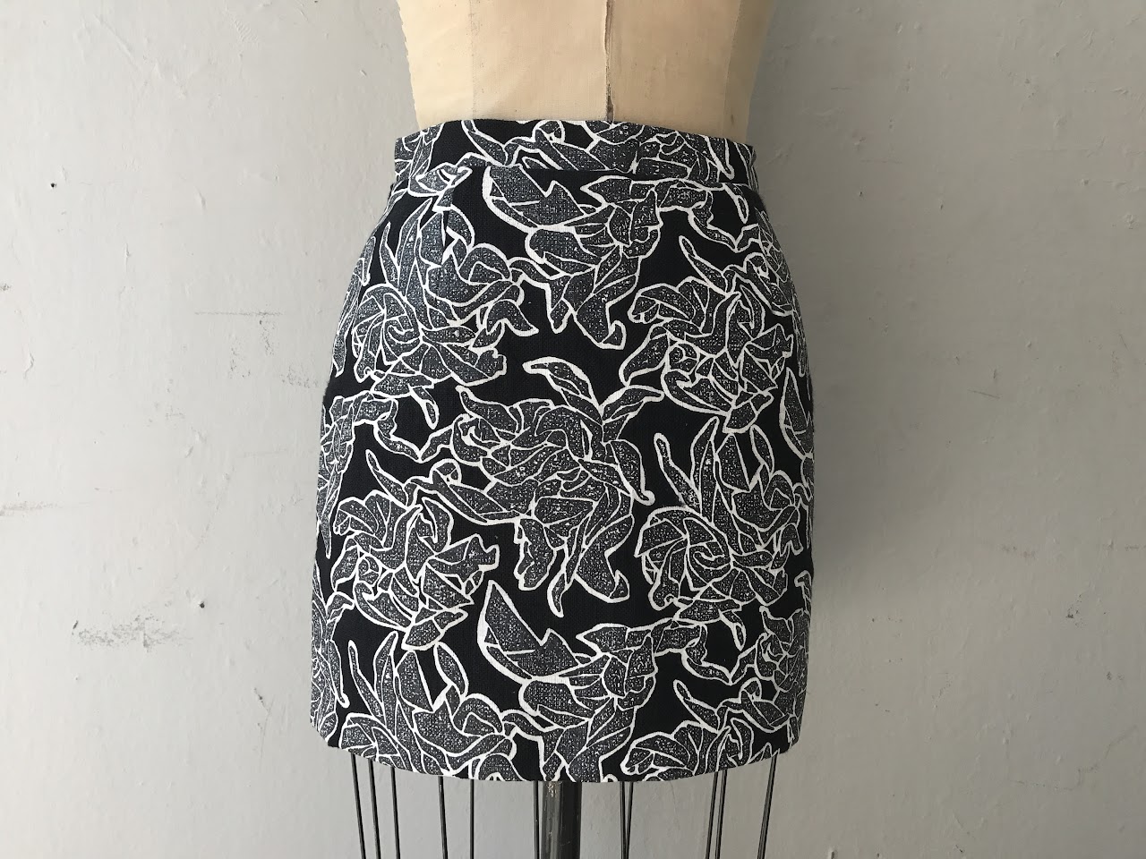 Balenciaga Black & White Skirt