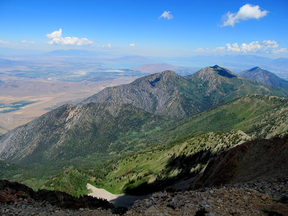 View north from Mt. Nebo