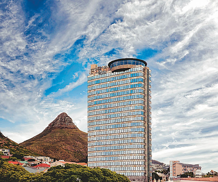 The Ritz Hotel over Sea Point Promenade