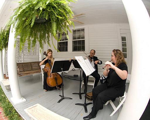 ballroom trumpet wedding