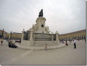 D. José I - Praça do Comércio em Lisboa