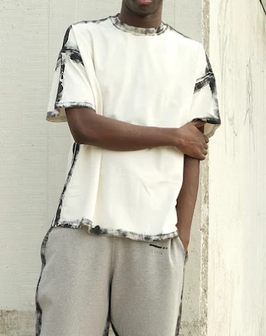 Casual T-shirt met Korte Mouwen Com - 1