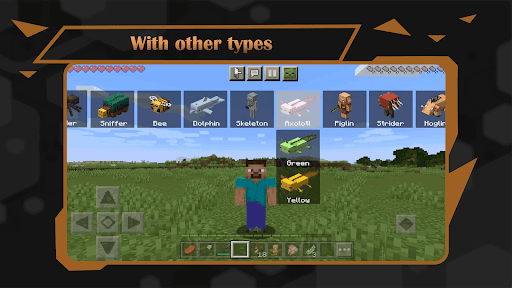 Screenshot MCPE Morph Skin Modpack