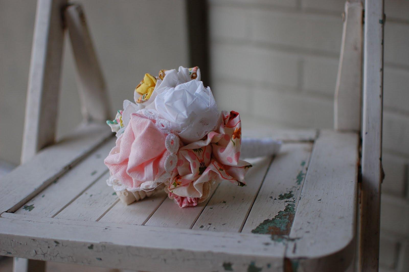 a vintage wedding bouquet