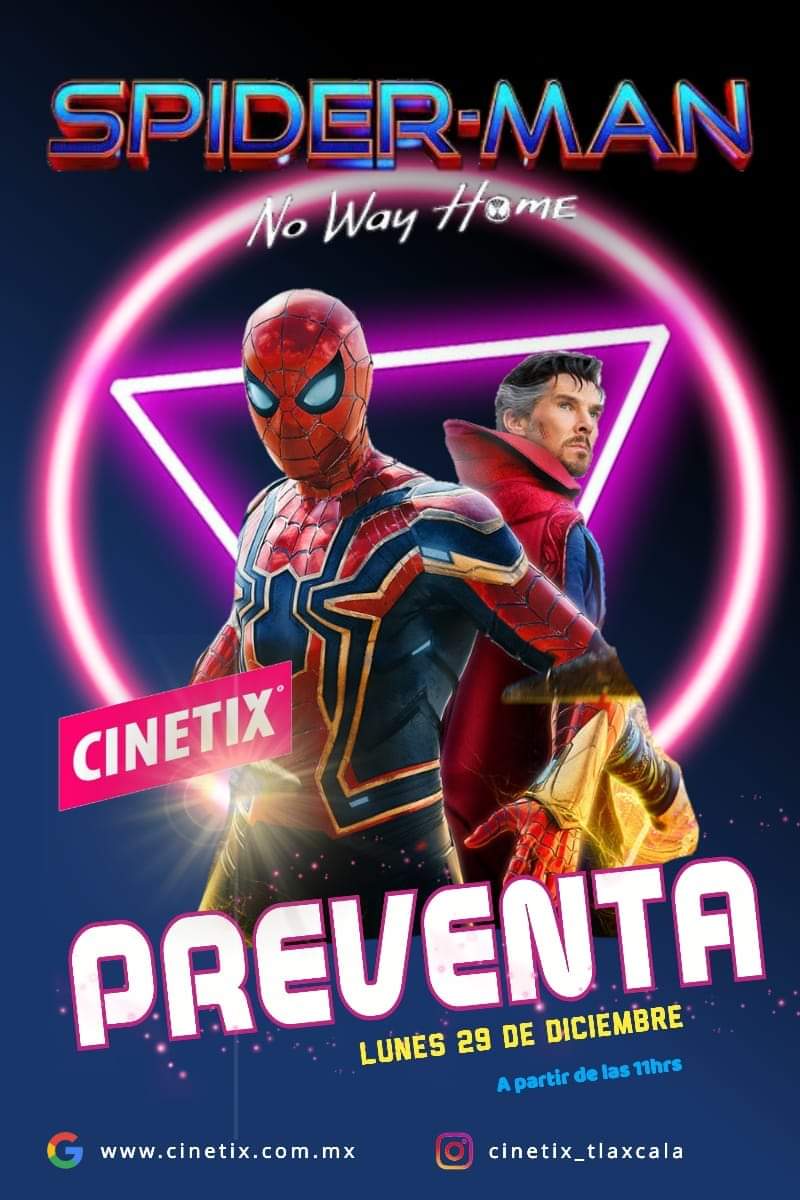 Usuarios saturan páginas de Cinépolis y Cinemex por preventa de Spiderman