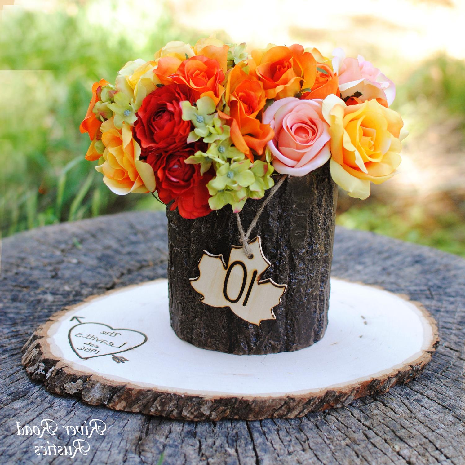 Rustic Wedding Table Numbers