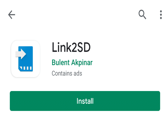 Nainstalujte Link2SD do svého zařízení |  Vynutit přesun aplikací na SD kartu v systému Android