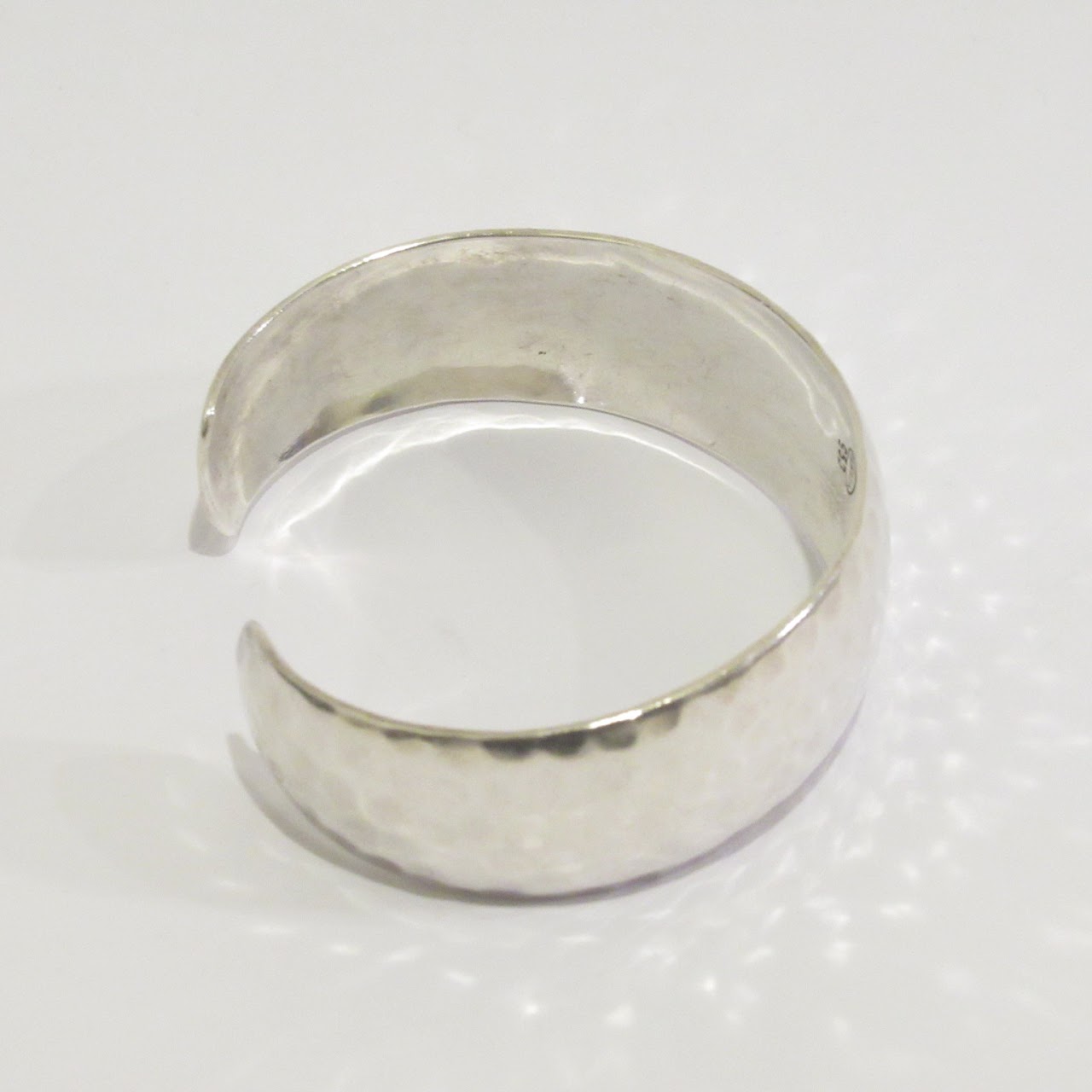 Sterling Silver Hammered Cuff