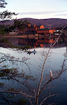 Boaters on the lake, Rocky Gap State Park, Western Maryland, near Cumberland.