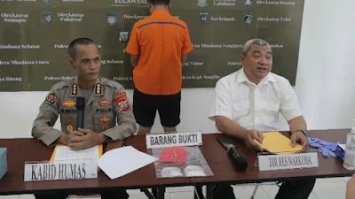 Polisi Ciduk Pengedar 40,18 Gram Sabu