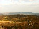 View from the old Washington Monument, Washington Monument State Park, near the Appalachian Trail in Boonsboro, Maryland.