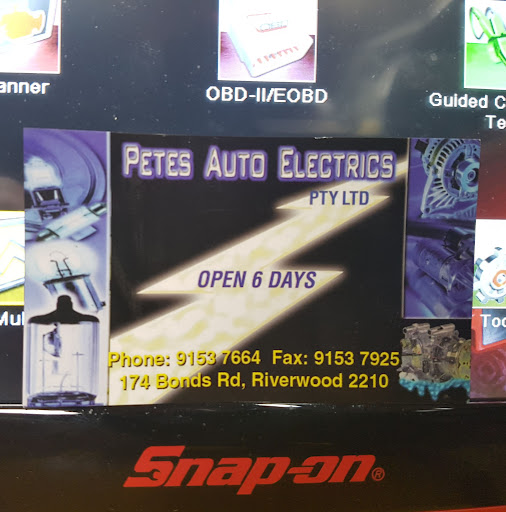 Pete's Auto Electrics logo