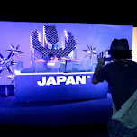 the Ultra Japan 2015 logo photo area in Tokyo, Japan 