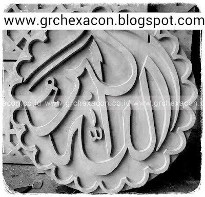 Ornamen GRC untuk hiasan masjid dari GRC HEXACON