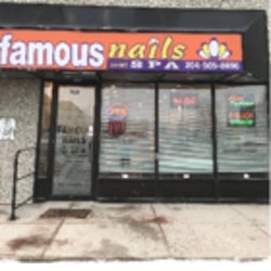 Famous Nails & Spa logo