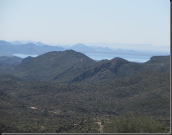 Lake Pleasant in the background