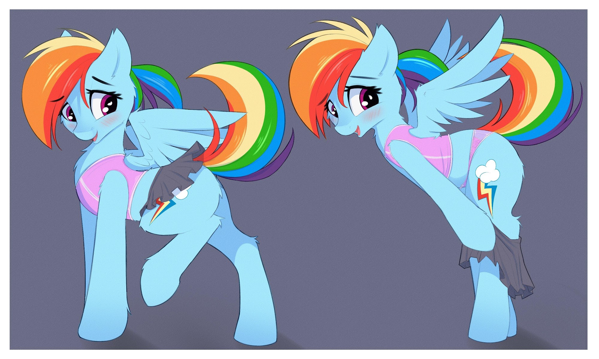 Rainbow Dash drawing.