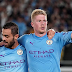 Brighton v Man City: De Bruyne on target as City win to nil