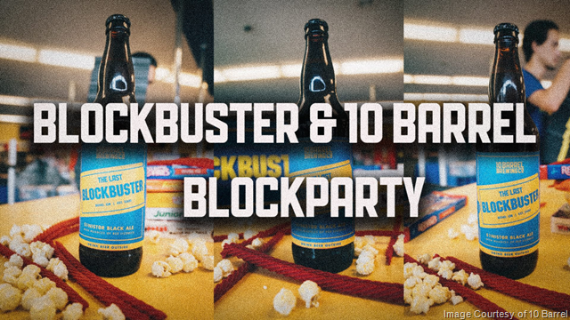 10 Barrel & Blockbuster Video Creating “The Last Blockbuster” Beer