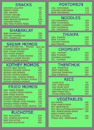 Tibet Kitchen menu 1