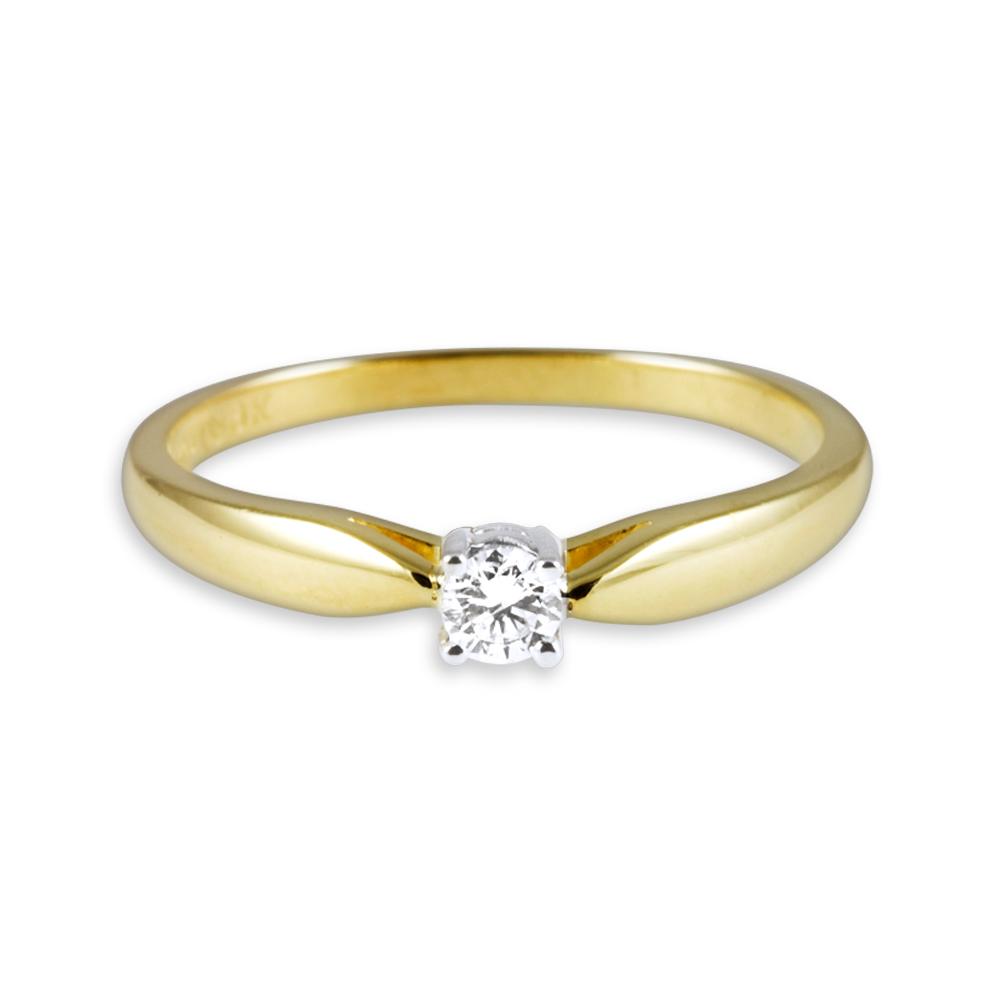 9ct Yellow Gold 0.10ct Round