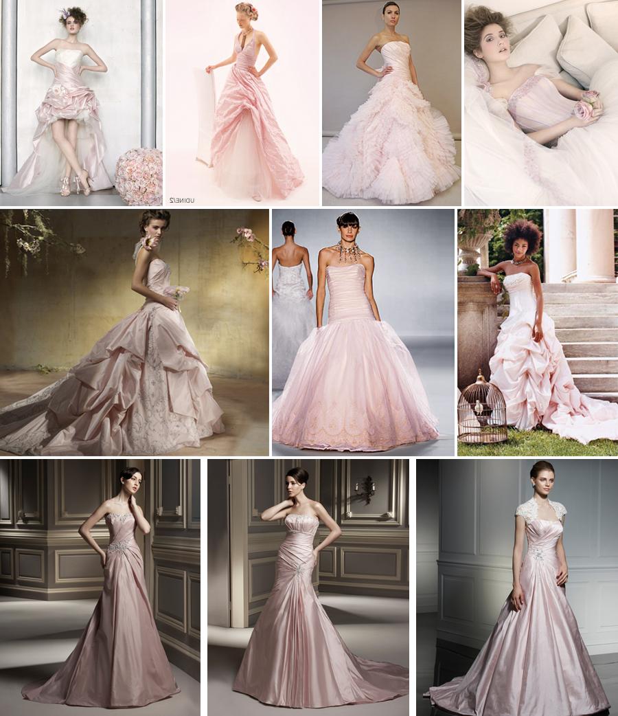 Blush Pink Wedding Gowns