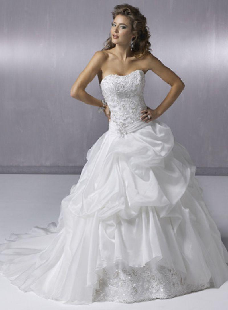 pick up ball gown wedding